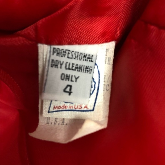 HERBERT Grossman red tailored wool belted jacket - Picture 4 of 11